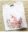 T shirt Unicorno Perle