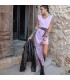 Maxi abito spalline