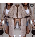 Cardigan Cappuccio
