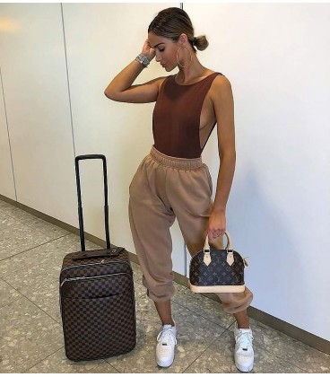 Pantalone Tuta Cotone Garzato