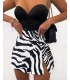 Gonna Pantaloncino zebra