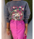 Gonna Ecopelle Fuxia
