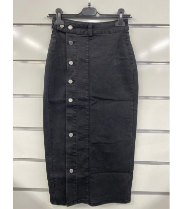 Gonna Jeans Bottoni