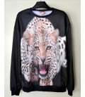 Pullover 3d Leopard