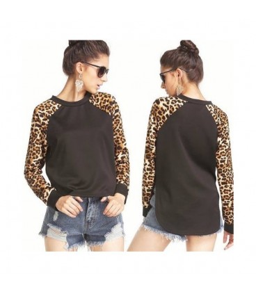 Pullover M. Leopard Nero